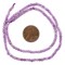 The Bead Chest 3mm Round Amethyst Beads Full Strand: Natural Purple Gemstones for Jewelry Making and DIY Crafts